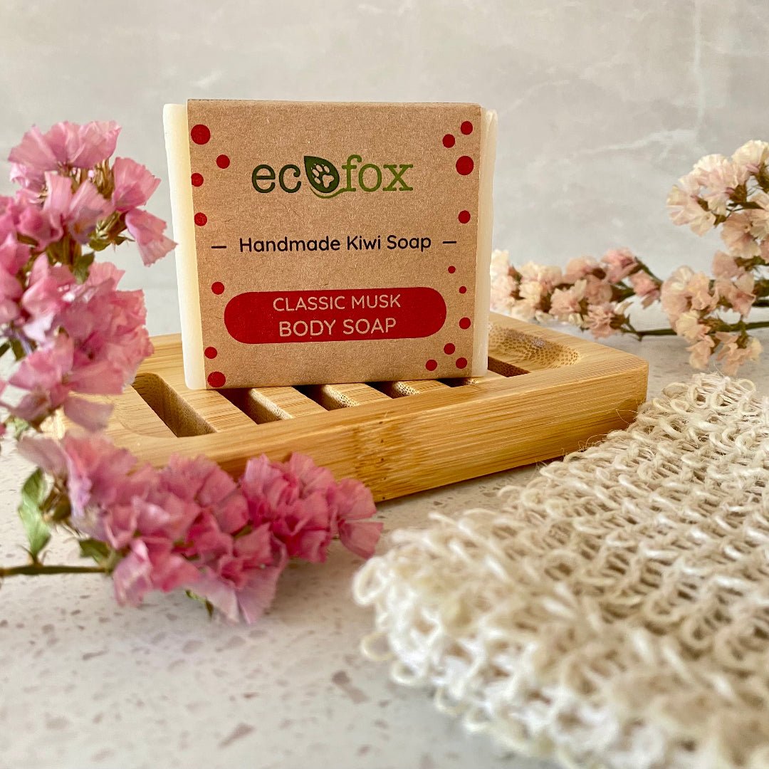 Traditional musk-scented natural handmade soap.