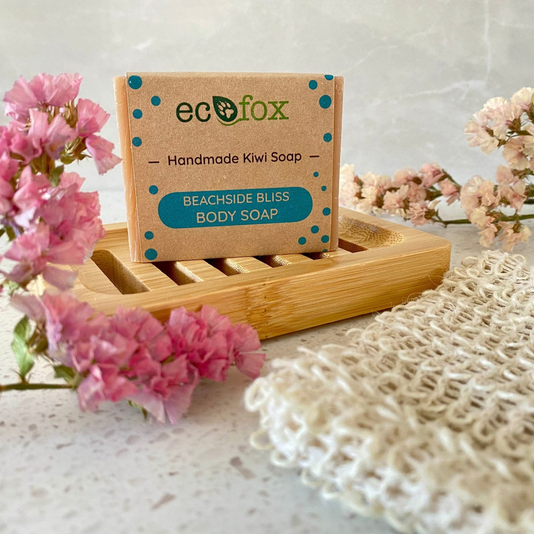 Handmade natural soap with a fresh, coastal-inspired scent.