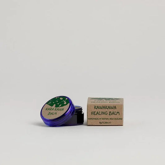 Kawakawa Healing Balm uses 100% unrefined natural ingredients and blends Kawakawa Infused Cold-Pressed Extra Virgin Olive Oil with Coconut Oil, Jojoba Oil and New Zealand Beeswax.