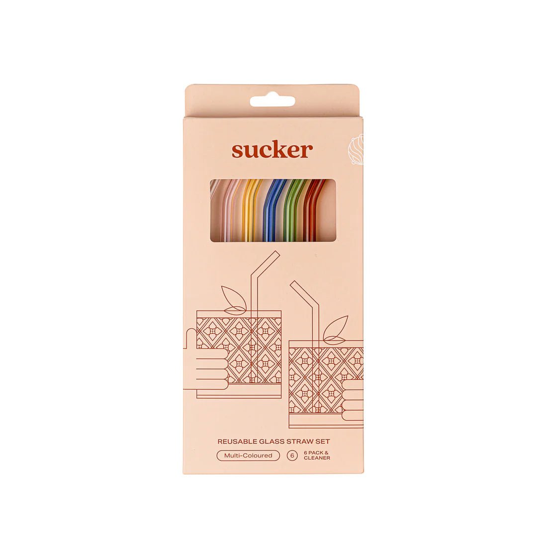 Dive into your favourite beverages and "suck up the waves of flavour" with our sleek and sustainable glass straws.