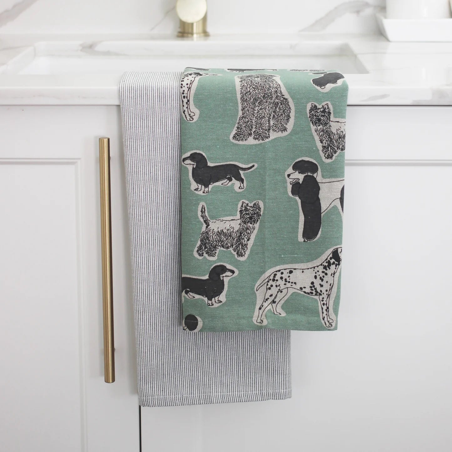 Crafted with care and eco-consciousness, these tea towels effortlessly blend style and functionality.