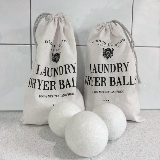 These Dryer Balls are the natural way to soften fabrics. No fabric softener needed ... simply put the dryer balls in the dryer with the laundry.