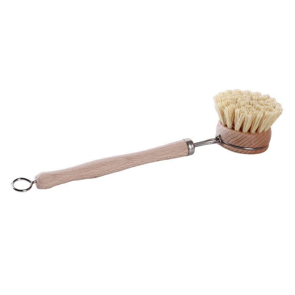 The handle and head of our Dish Brushes are crafted from beech wood.
