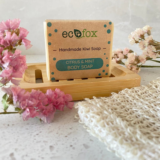 Eco Fox Citrus & Mint Soap Bar with refreshing natural fragrance