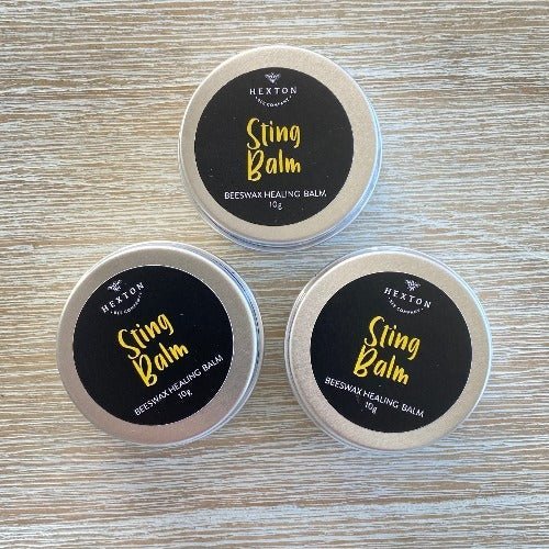 Sting Balm contains natural ingredients, and the antibacterial qualities of our beeswax, it quickly soothes and alleviates the painful area. Bees Wax, Eco Fox Ltd