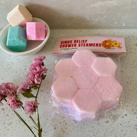Eco Fox Sinus Relief Shower Steamer with grapefruit and orange oils