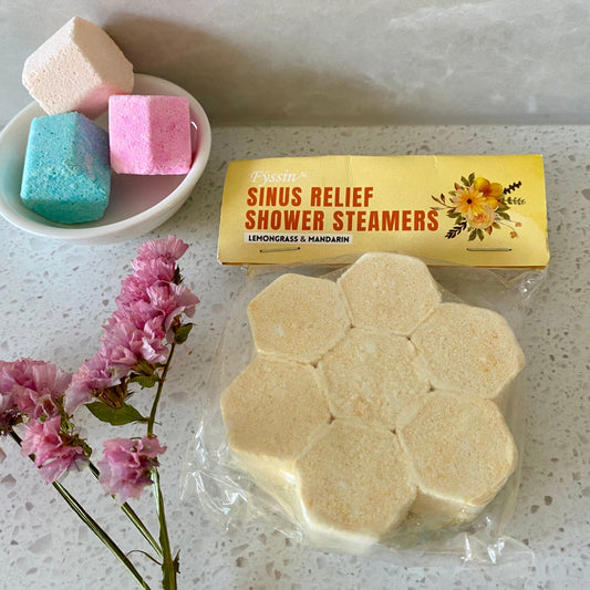 Eco Fox Sinus Relief Shower Steamer with lemongrass and mandarin