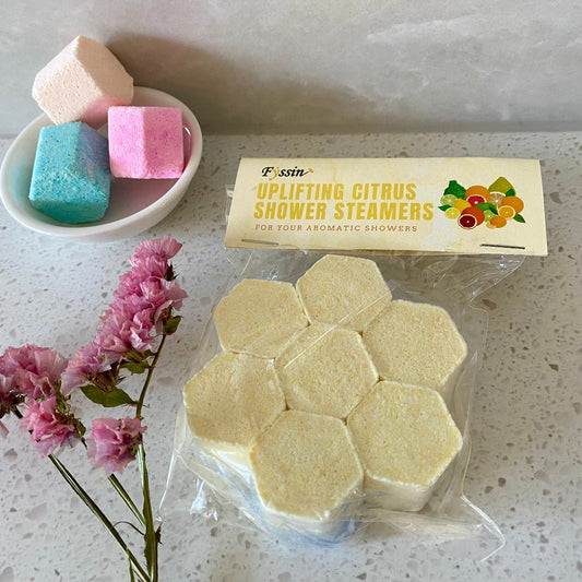 Eco Fox Uplifting Citrus Shower Steamer with fresh citrus fragrance