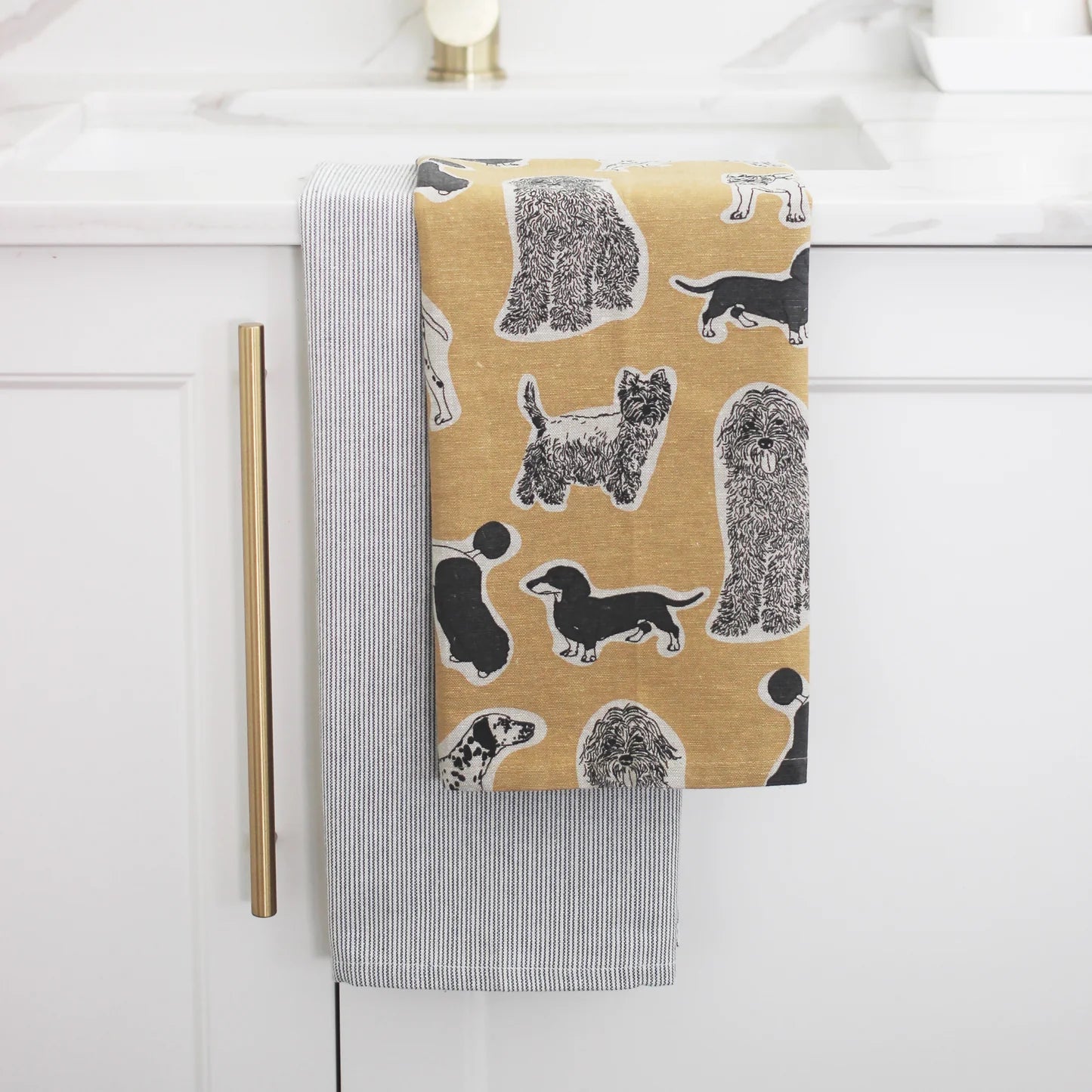Made from recycled cotton, these tea towels reflects our commitment to sustainability.