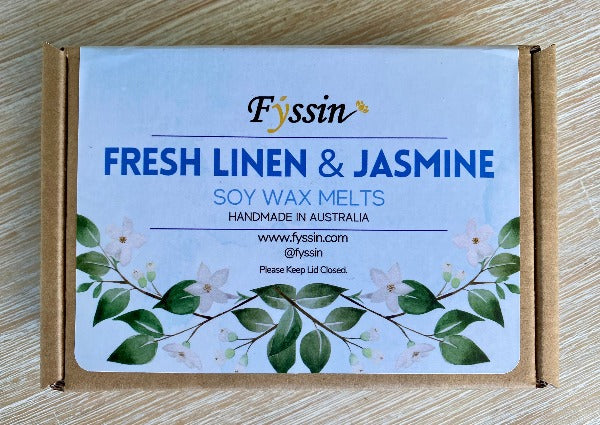 Handmade Fresh Linen and Jasmine Soy Wax Melts