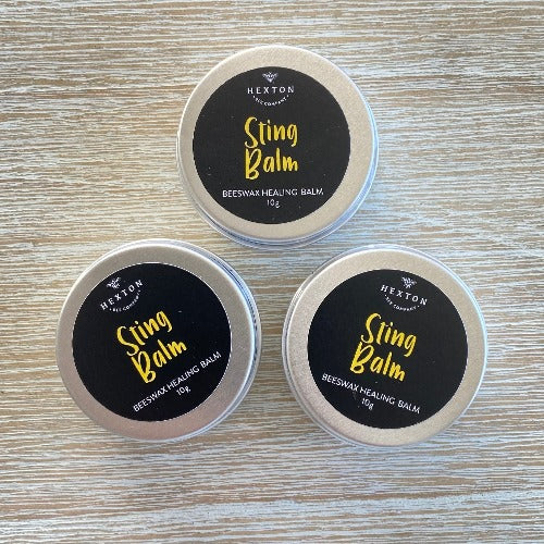 Sting Balm contains natural ingredients, and the antibacterial qualities of our beeswax, it quickly soothes and alleviates the painful area. Bees Wax, Eco Fox Ltd